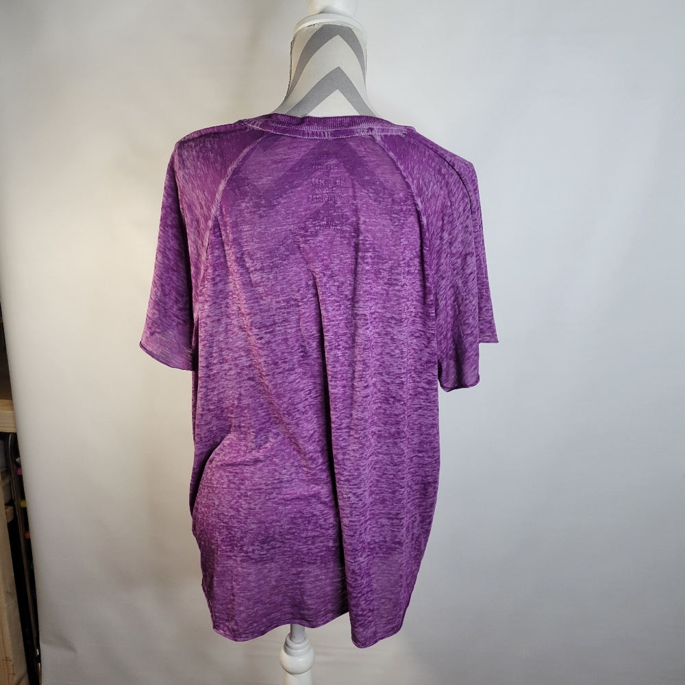 Womans Tim Burtons Nightmare Before Christmas Purple Burnout T Size L(12-14) - Picture 3 of 7